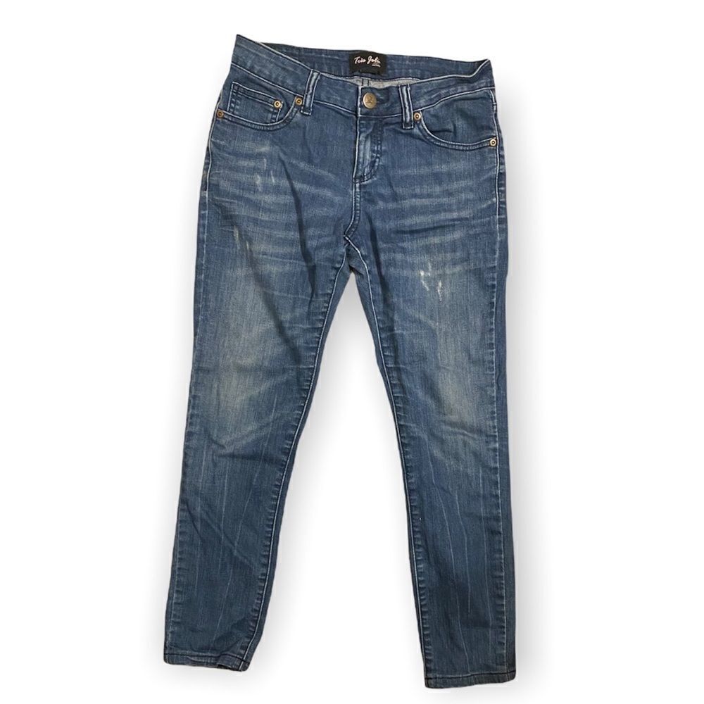 Tres Jolie Denim Jeans Pants lightly distressed size 4 women’s (28) EUC